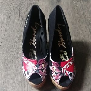 EUC Ed Hardy wedges